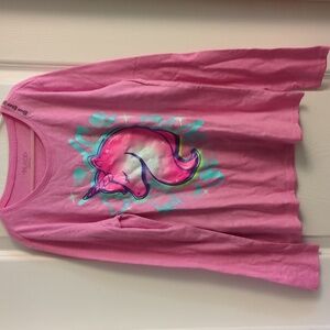 NWT TCP Girl's Pink UnicornTop